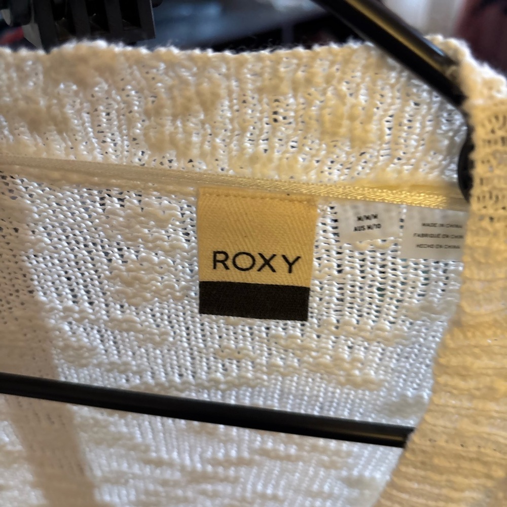 Roxy Women's Light Cream Knit Cardigan - Picture 2 of 2